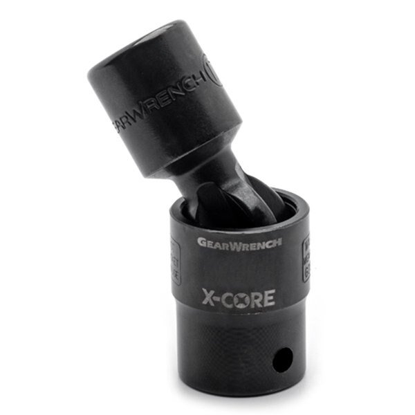 Impct Socket, Pinless Univ, 6 pt., 3/8
